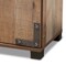 Baxton Studio Cyrille Farmhouse Rustic Finished Wood 2-Door Shoe Cabinet 169-10886 - alternate 8